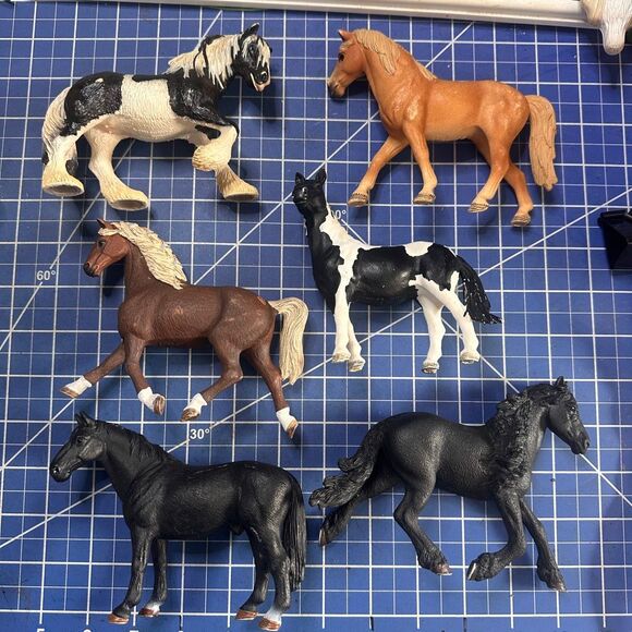Schleich HORSE realistic animal figure bundle 6 pcs 212 23038 - Picture 1 of 1